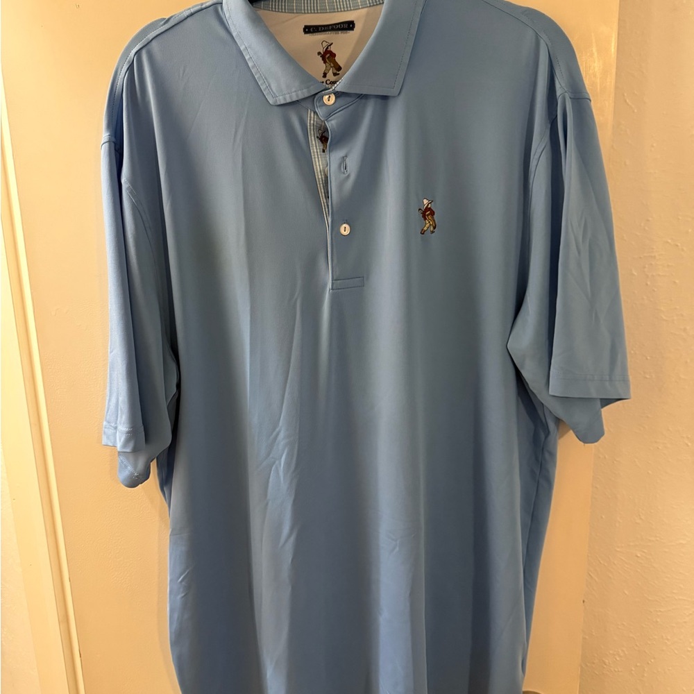 Pinehurst Country Club Members Men's Blue Polo Shirt